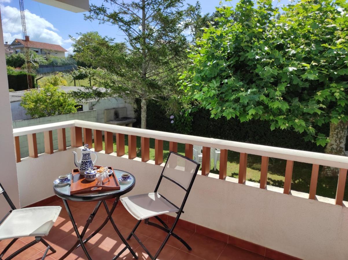 Precioso Piso En Playa America Con Jardin Privado. Nigrán Exteriör bild